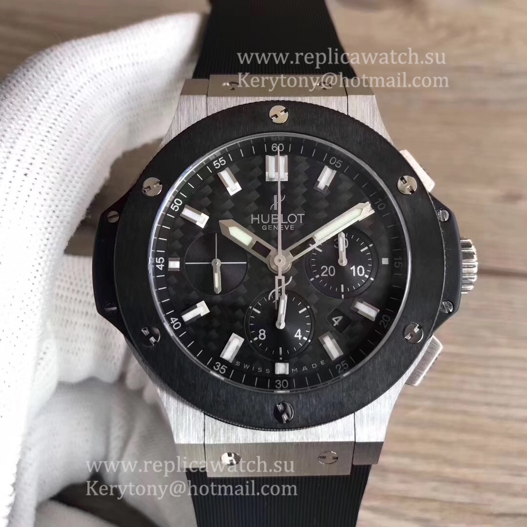 NEW Replica Hublot Big Bang Steel Ceramic 301.SB.131.RX HBB V6F SS Carbon Fiber Dial HUB4100