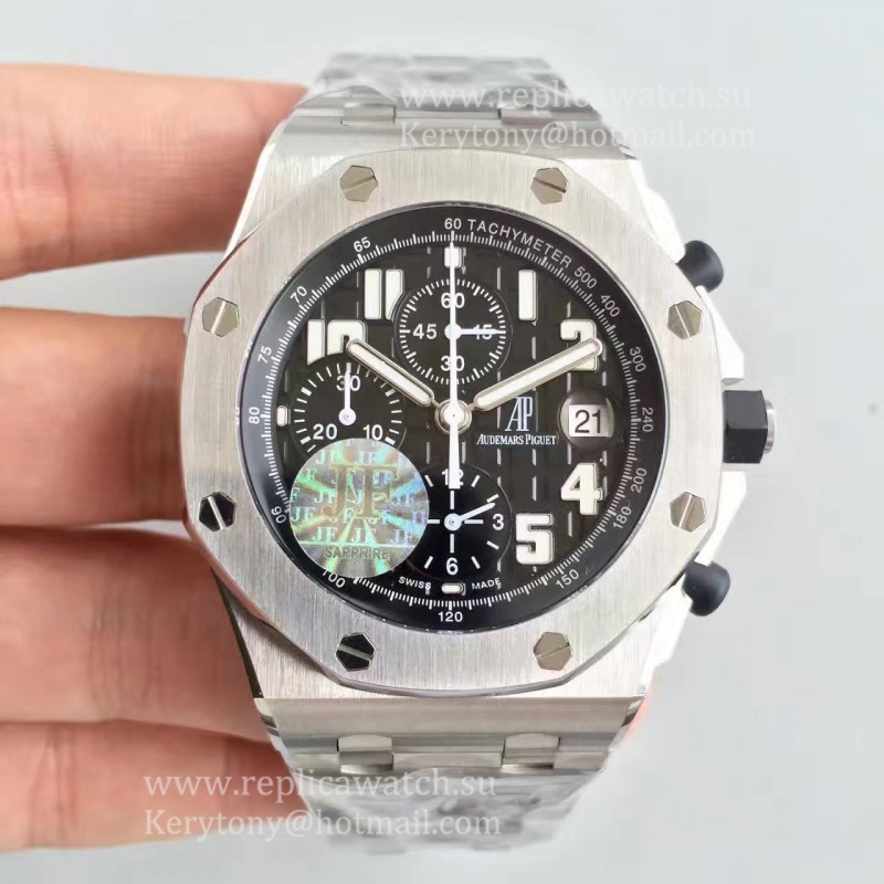 NEW Replica Audemars P1g*et Royal Oak Offshore 26170ST.OO.1000ST.08 JF V2 SS Black Dial 7750