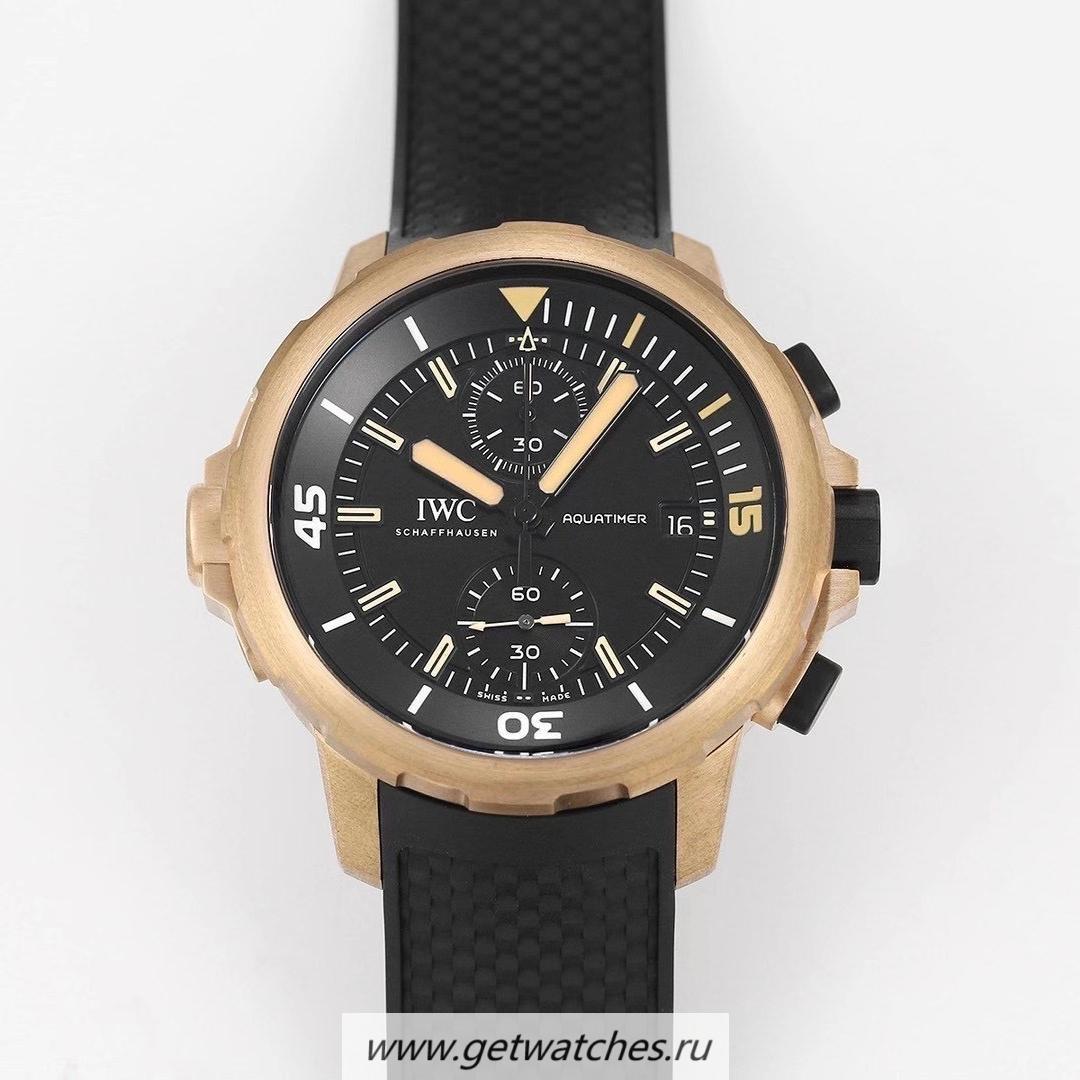 High Quality IWC Aquatimer Chrono IW379503 V6F Bronze Black Dial 7750
