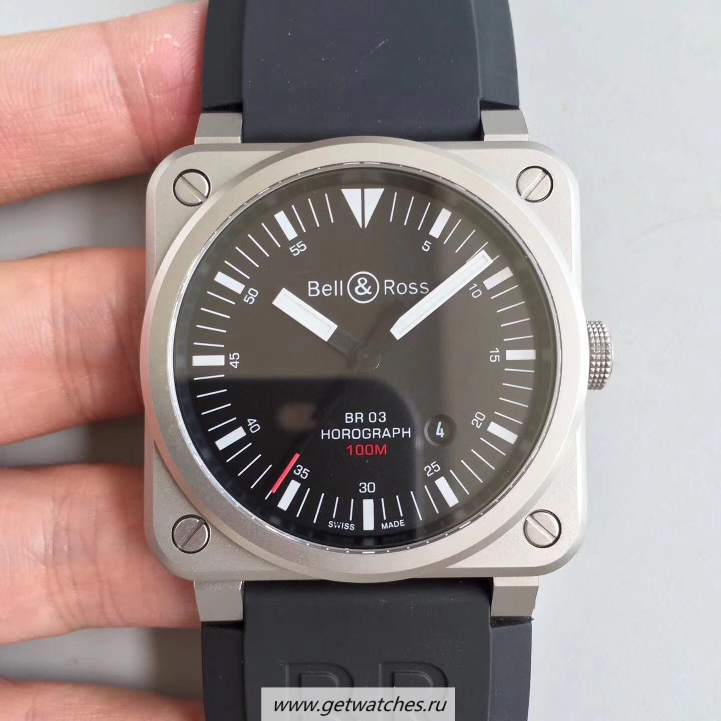 Shop Bell & Ross BR 03-92 Horolum Limited Edition BRF SS Black Dial M9015