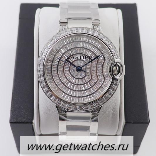 NEW Replica Ca*t1er Ballon Bleu 42mm AF SS & D1am0nd D1am0nd Dial M9015
