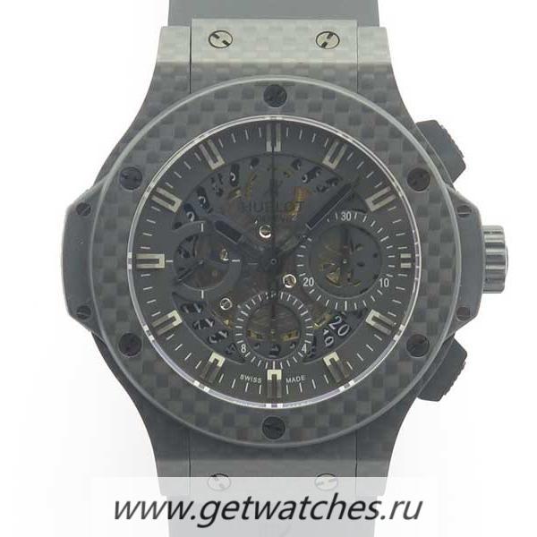 High Quality Hublot Big Bang 44mm Full Carbon Fiber 3AF Carbon Fiber Skeleton Dial HUB4100