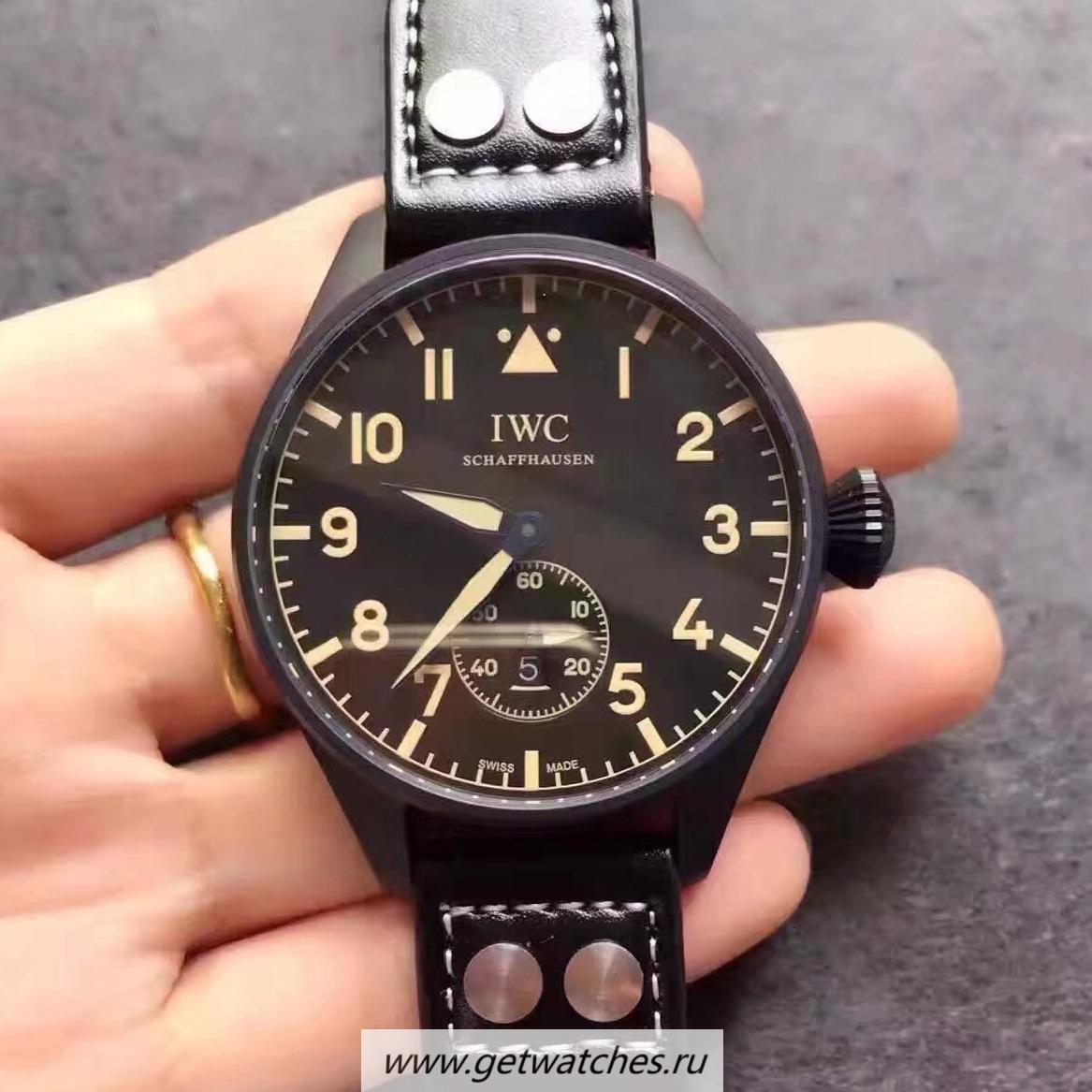 High Quality IWC Big Pilot Heritage IW510301 MKF PVD Black Dial 59215