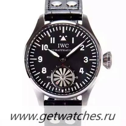 Copy IWC Big Pilot Markus Buhler IW5003 SS Black Dial 6498