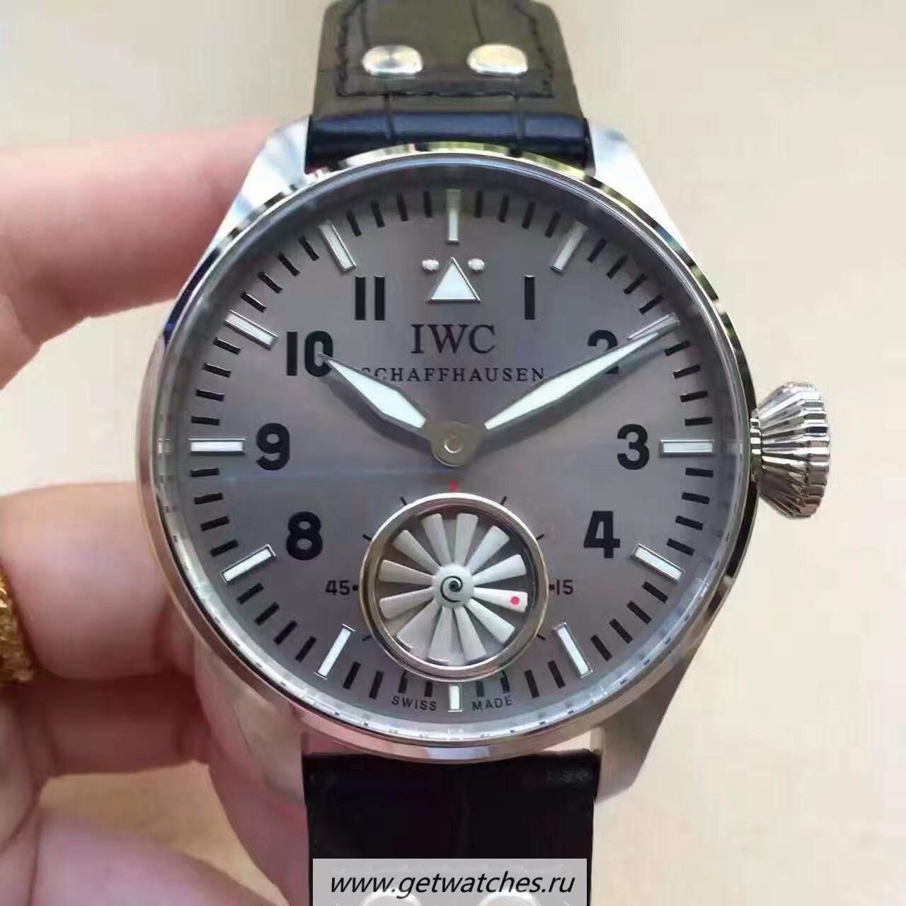 Perfect Replica IWC Big Pilot Markus Buhler IW5003 SS Gray Dial 6498