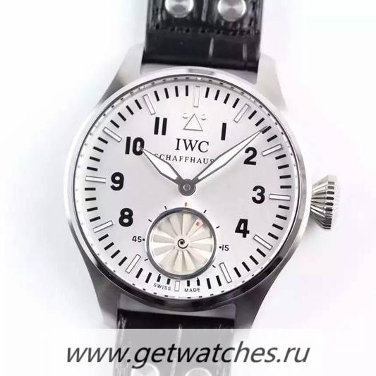 Shop IWC Big Pilot Markus Buhler IW5003 SS White Dial 6498