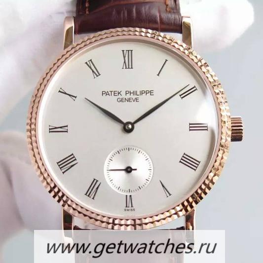 Best Price Pat*k Phi1i*pe Calatrava 5119R Rose Gold White Dial 215PS