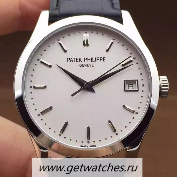 NEW Replica Pat*k Phi1i*pe Calatrava 5296 SS White Dial 324SC