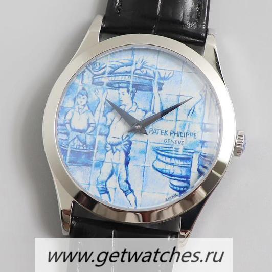 Shop Pat*k Phi1i*pe Calatrava Azulejos 5089G-062 2017 FLF SS Azulejos Dial 240SC