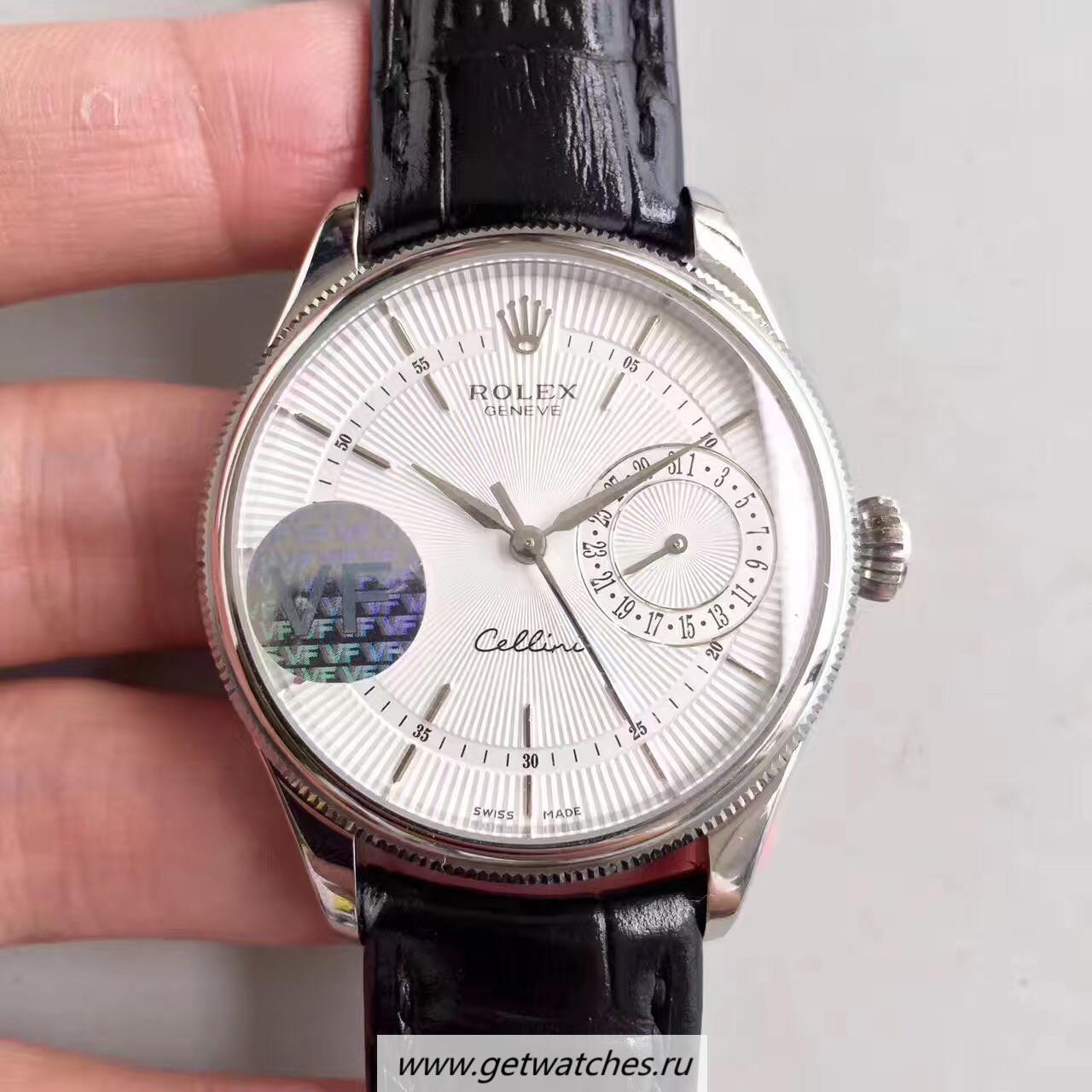 High Quality R01ex Cellini Date 50519 VF SS White Dial 3165