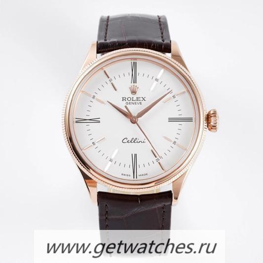 Replica R01ex Cellini KZF Rose Gold White Dial Roman Markers 3132