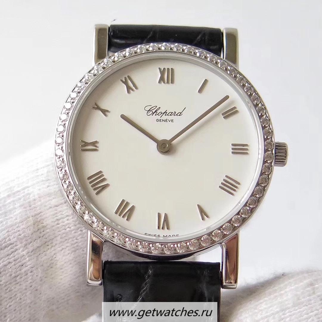 NEW Replica Chopard Classic 127387-1001 MG SS White Dial Ronda Caliber 1062 Quartz