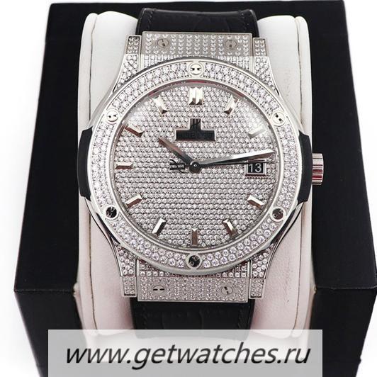 Replica Hublot Classic Fusion Automatic 45mm WWF SS & D1am0nd D1am0nd Dial HUB1112