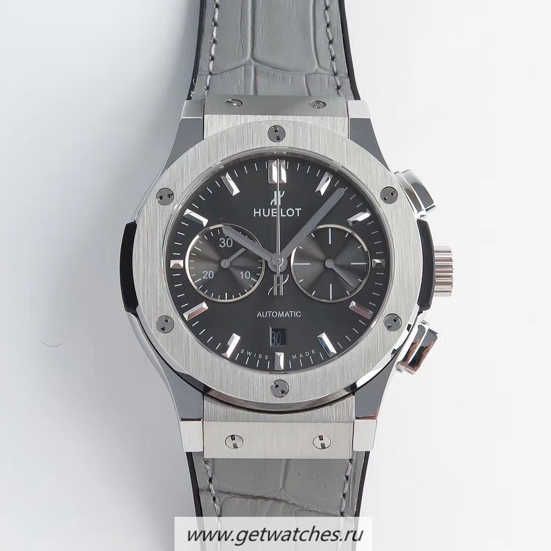 Shop Hublot Classic Fusion Chrono King HBF SS Grey Dial 7750