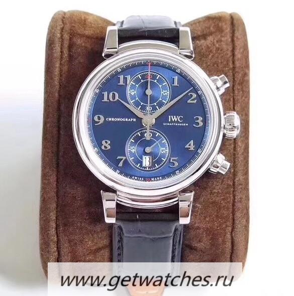 Shop IWC Da Vinci Chrono Edition Sport For Good Fundation IW393402 ZF SS Blue Dial 7750