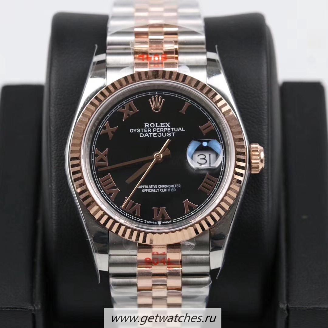 Shop R01ex Datejust 36mm 116231 GMF SS 904L & Rose Gold Black Dial 2824