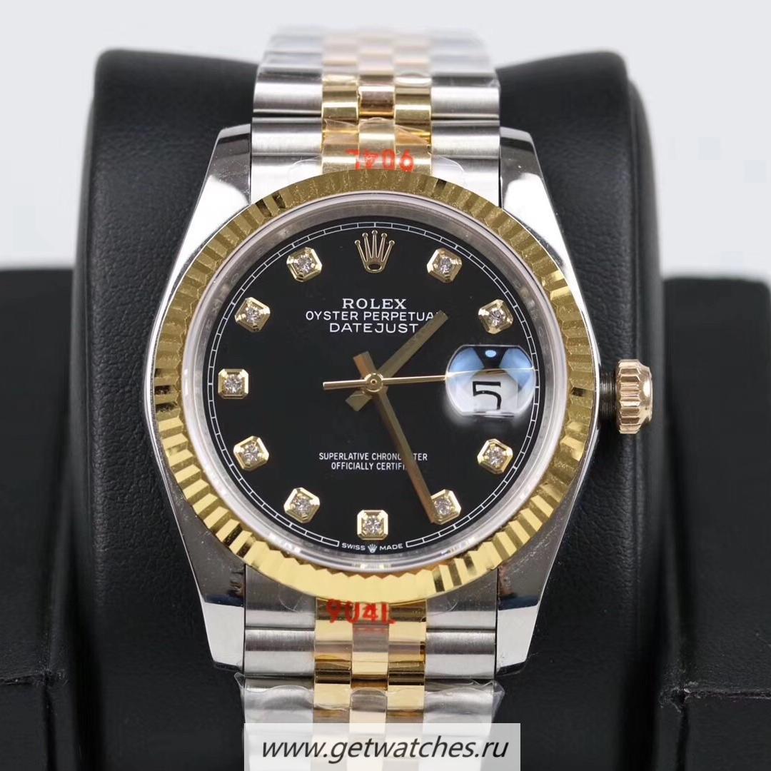 High Quality R01ex Datejust 36mm 116233 GMF SS 904L & Yellow Gold Black Dial 2824
