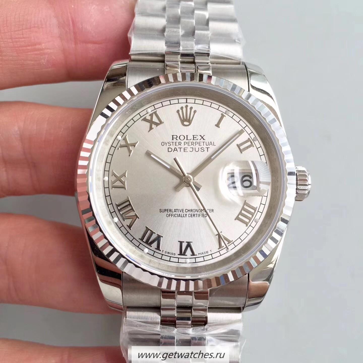 NEW Replica R01ex Datejust 36mm 116234 MITF SS 904L Rhodium Dial 3135