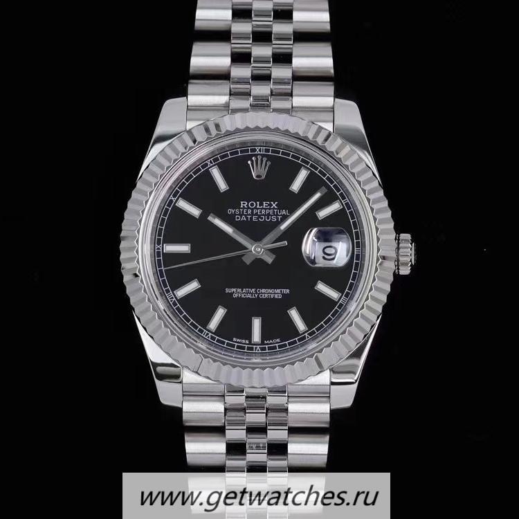 Copy R01ex Datejust 41 126334 Noob Factory SS 904L Black Dial 3235