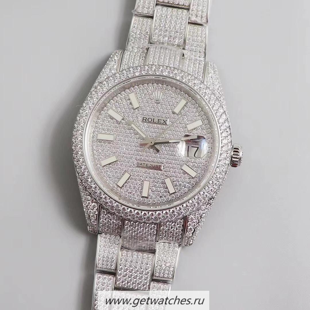 High Quality R01ex Datejust 41 126334 SF SS 904L & D1am0nd D1am0nd Dial 2824