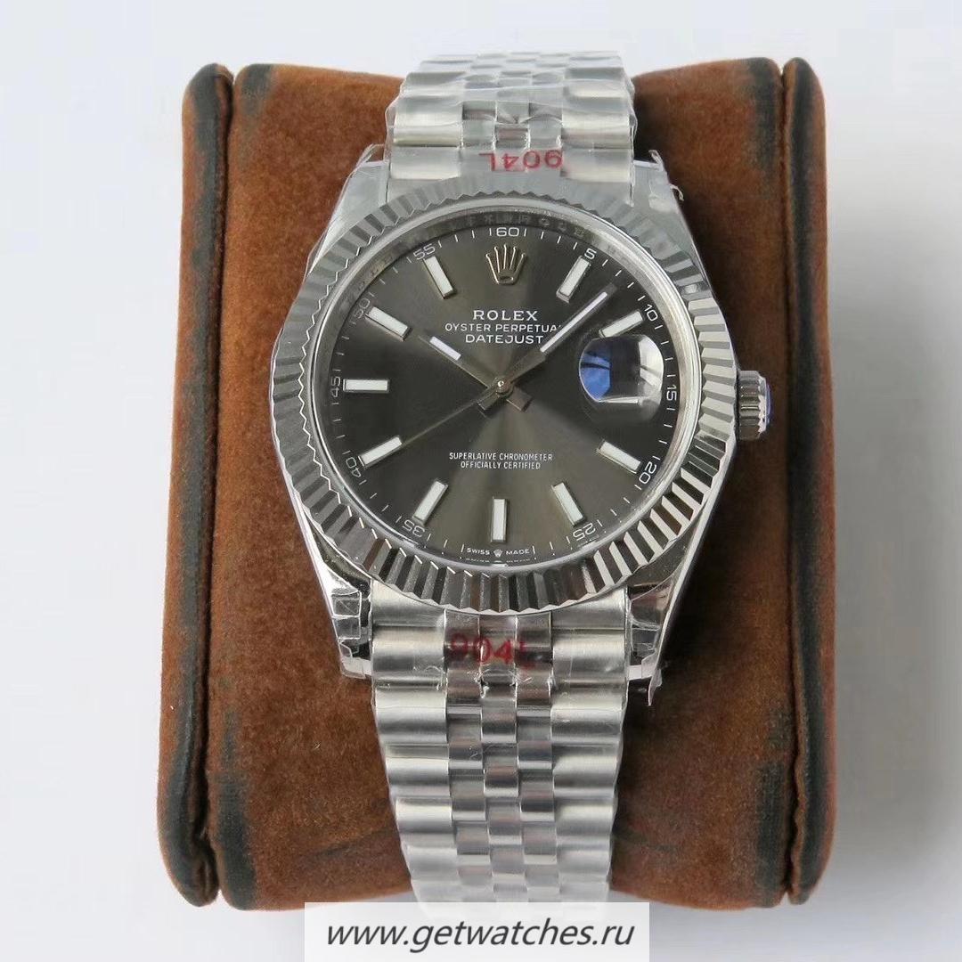 Perfect Replica R01ex Datejust 41 126334 VRF SS 904L Anthracite Dial 3235