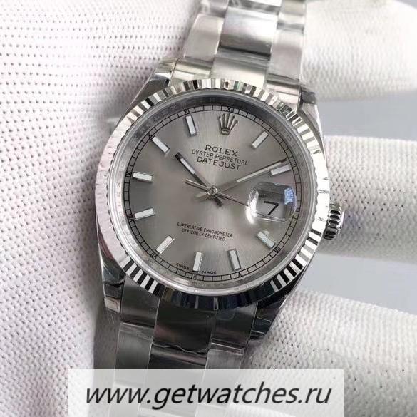 Copy R01ex Datejust 41mm 126334 VSF SS 904L Grey Dial 3235