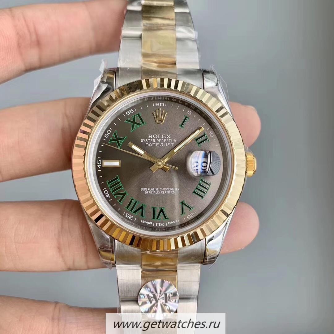 Best Price R01ex Datejust II 41mm 126333 WF SS 904L & 18K Yellow Gold Wrapped Anthracite Dial 3135
