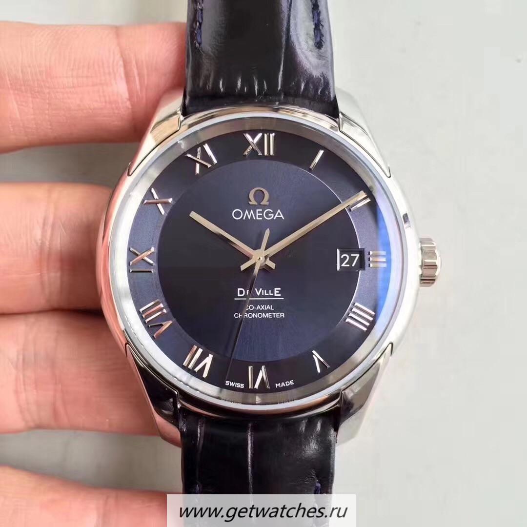 Fake 0me*ga Seamaster Planet Ocean 600M Chrono OMF Rose Gold Black Dial 9301