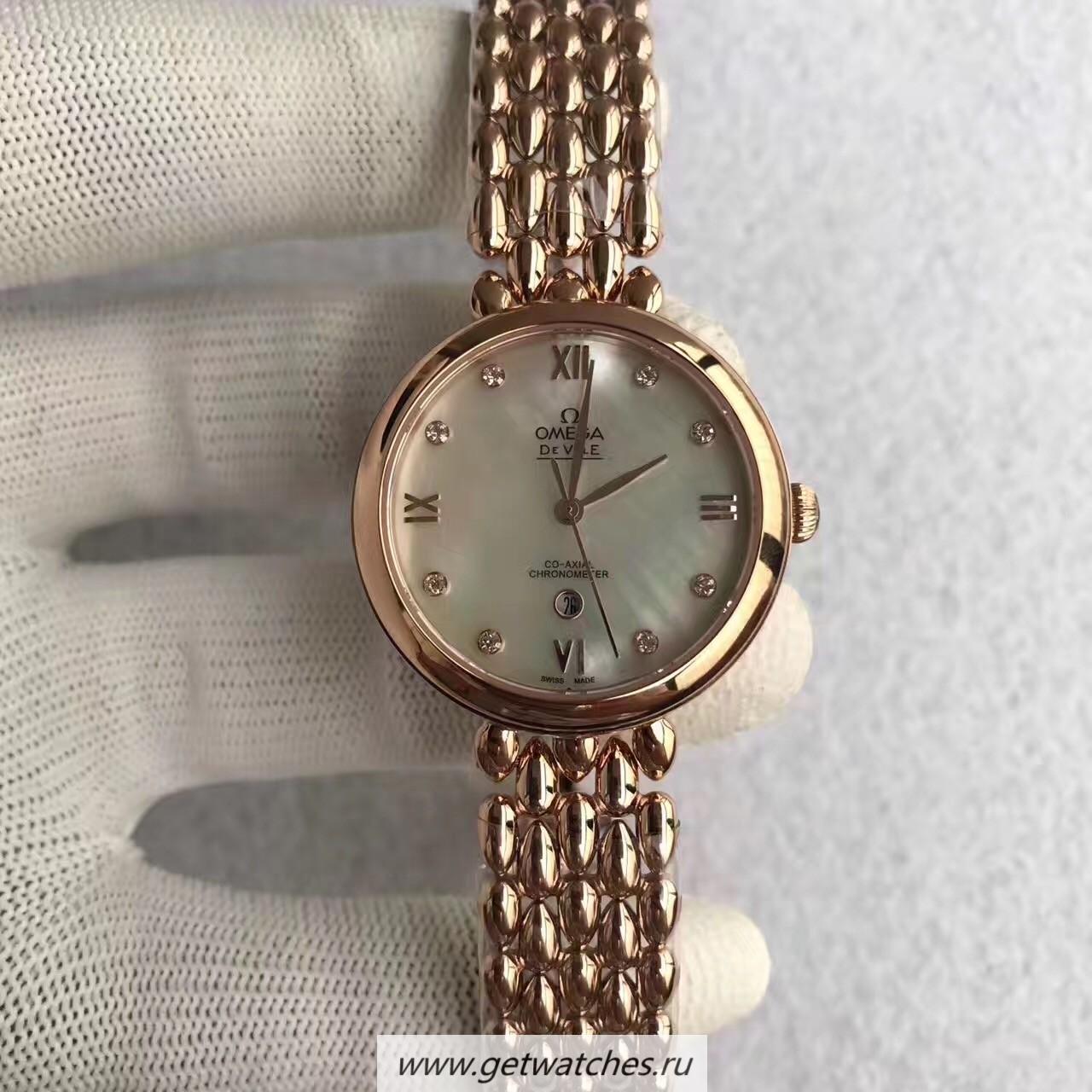 Fake 0me*ga Seamaster Edizione Venezia 511.53.40.20.02.001 ZZF Rose Gold Blue Dial 8801
