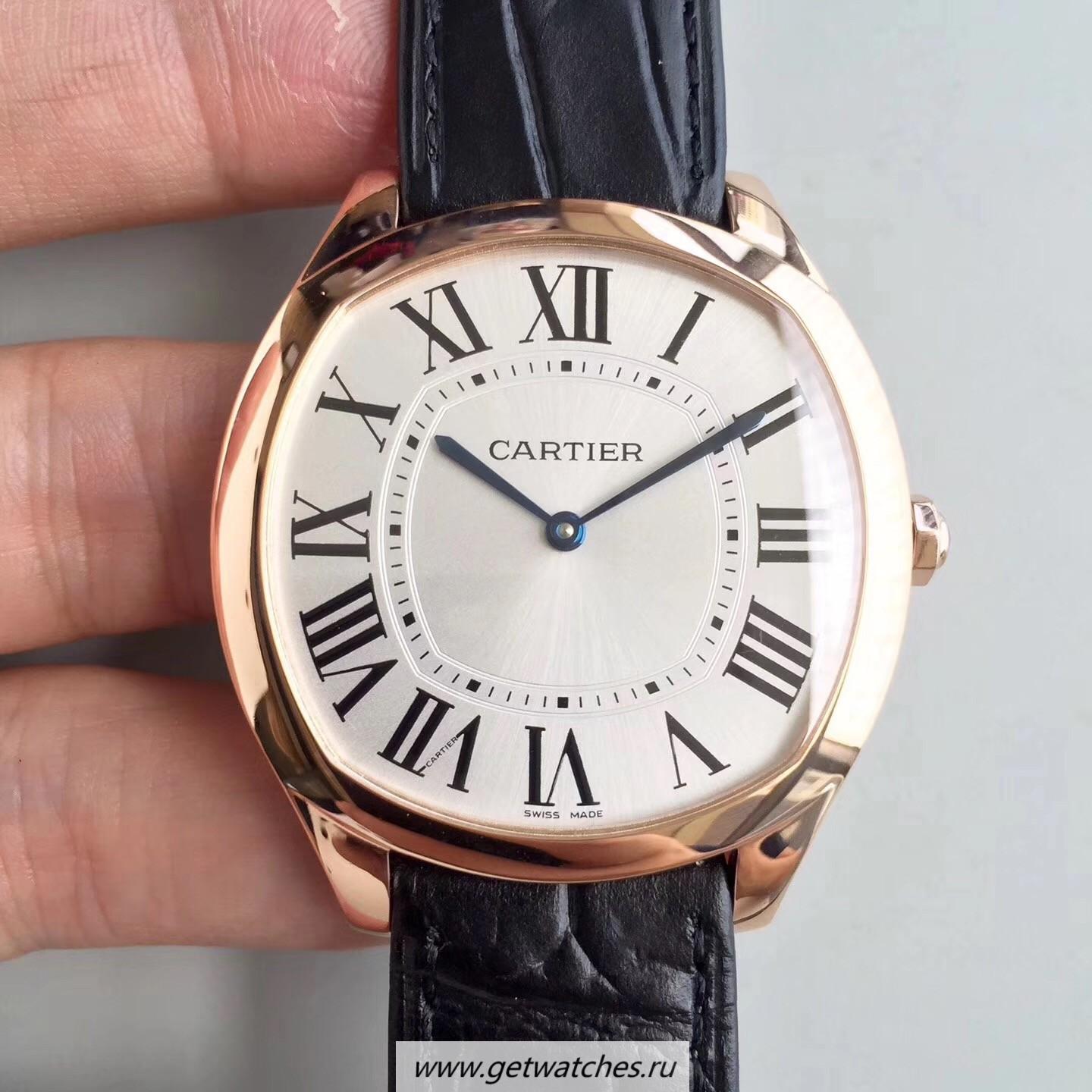 Best Price Ca*t1er Drive Extra-Flat WGNM0006 Noob Factory Rose Gold Silver Dial 2824