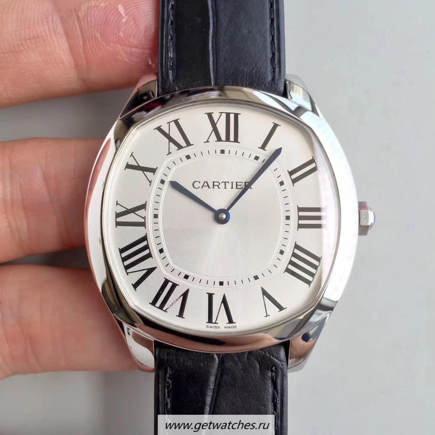 Copy Ca*t1er Drive Extra-Flat WGNM0007 Noob Factory SS Silver Dial 2824