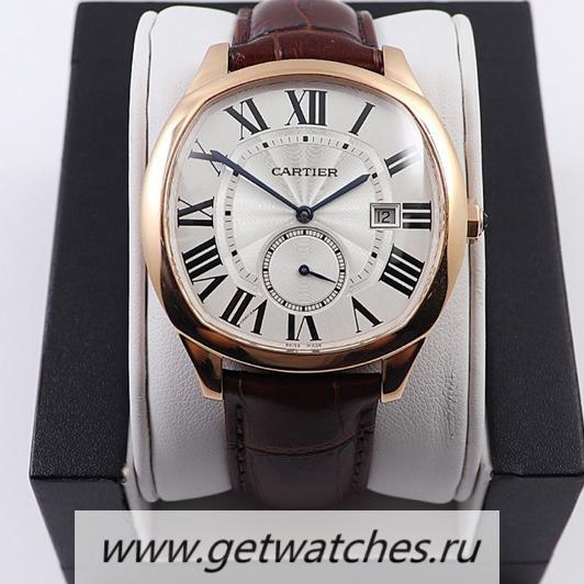 High Quality Ca*t1er Drive WGNM0003 GSF Rose Gold Silver Dial 1904-PS MC