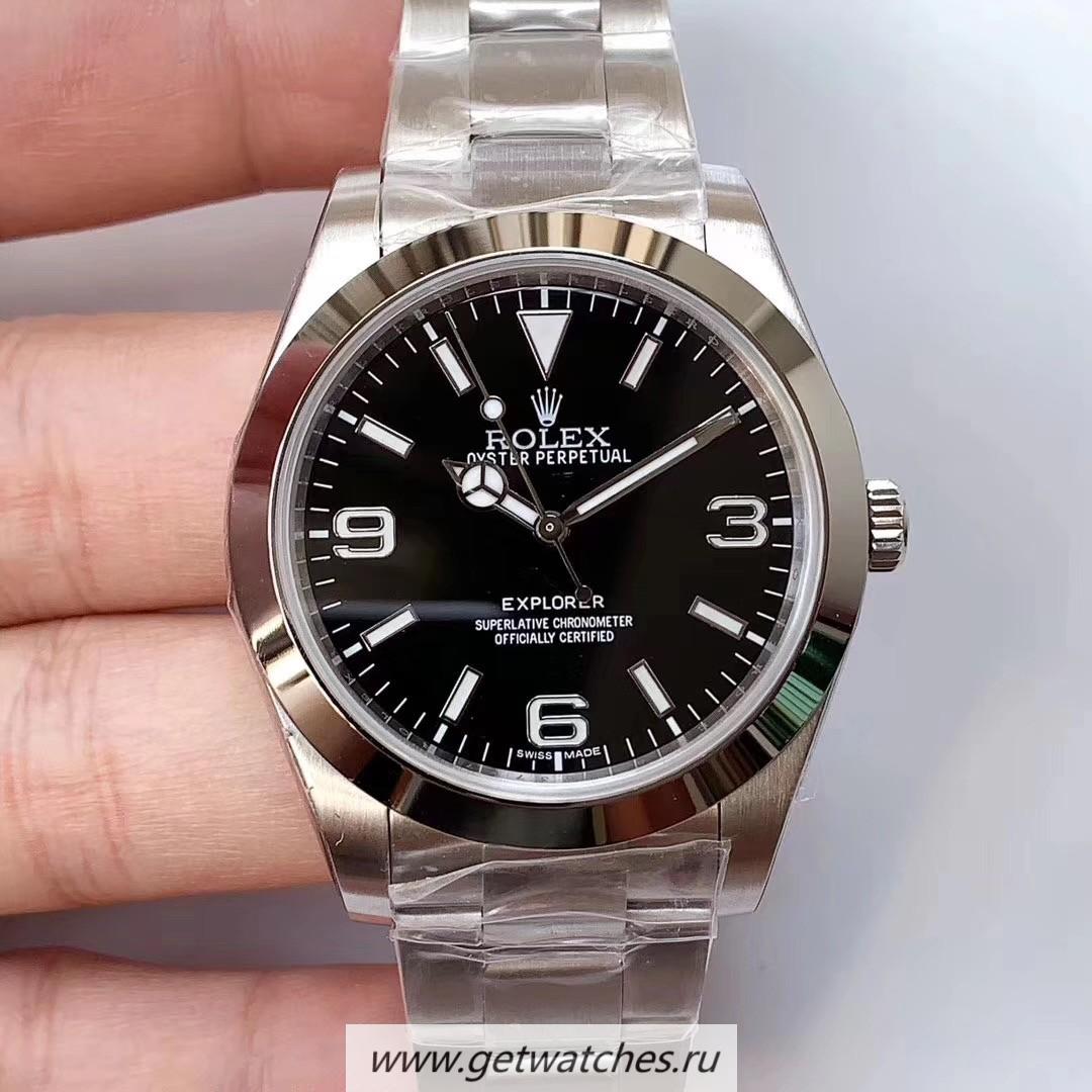 Perfect Replica R01ex Explorer I 214270 Baselworld 2016 Noob Factory SS Black Dial 2836