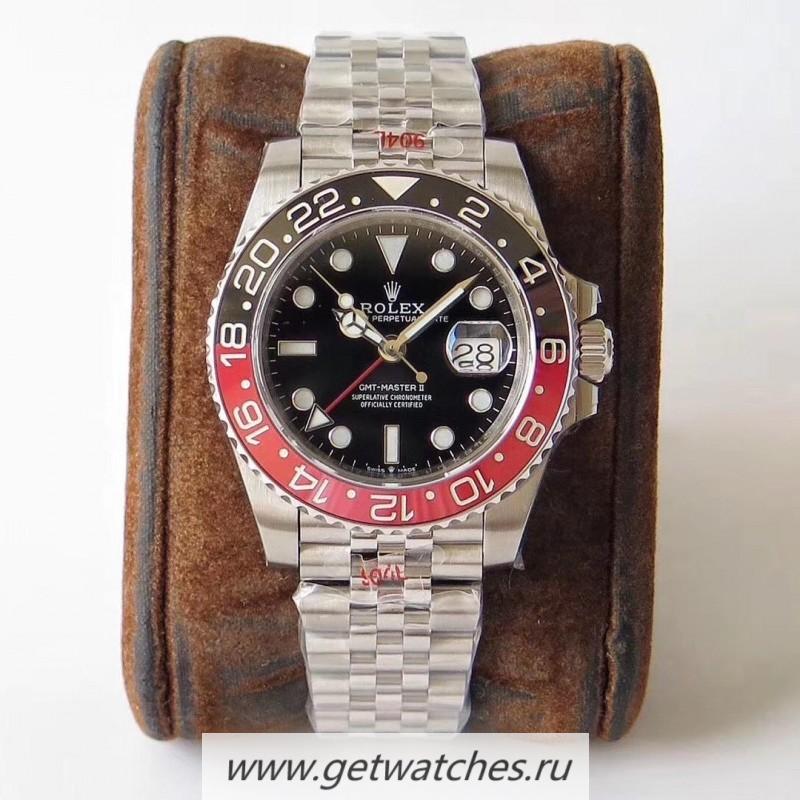 Copy R01ex GMT-Master II 116710 BLNR GMF V2 SS 904L Black Dial 2836
