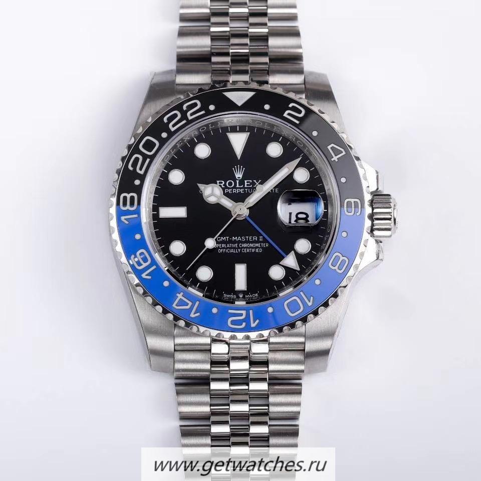 Perfect Replica R01ex GMT-Master II 126710 BLNR V9F SS 904L Black Dial 3285