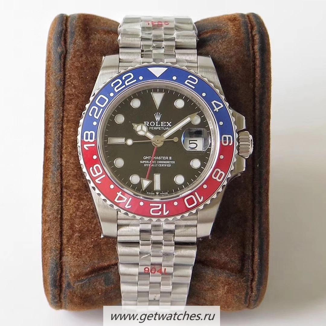 Copy R01ex GMT-Master II 126710 BLRO GMF V3 SS 904L Black Dial 3285