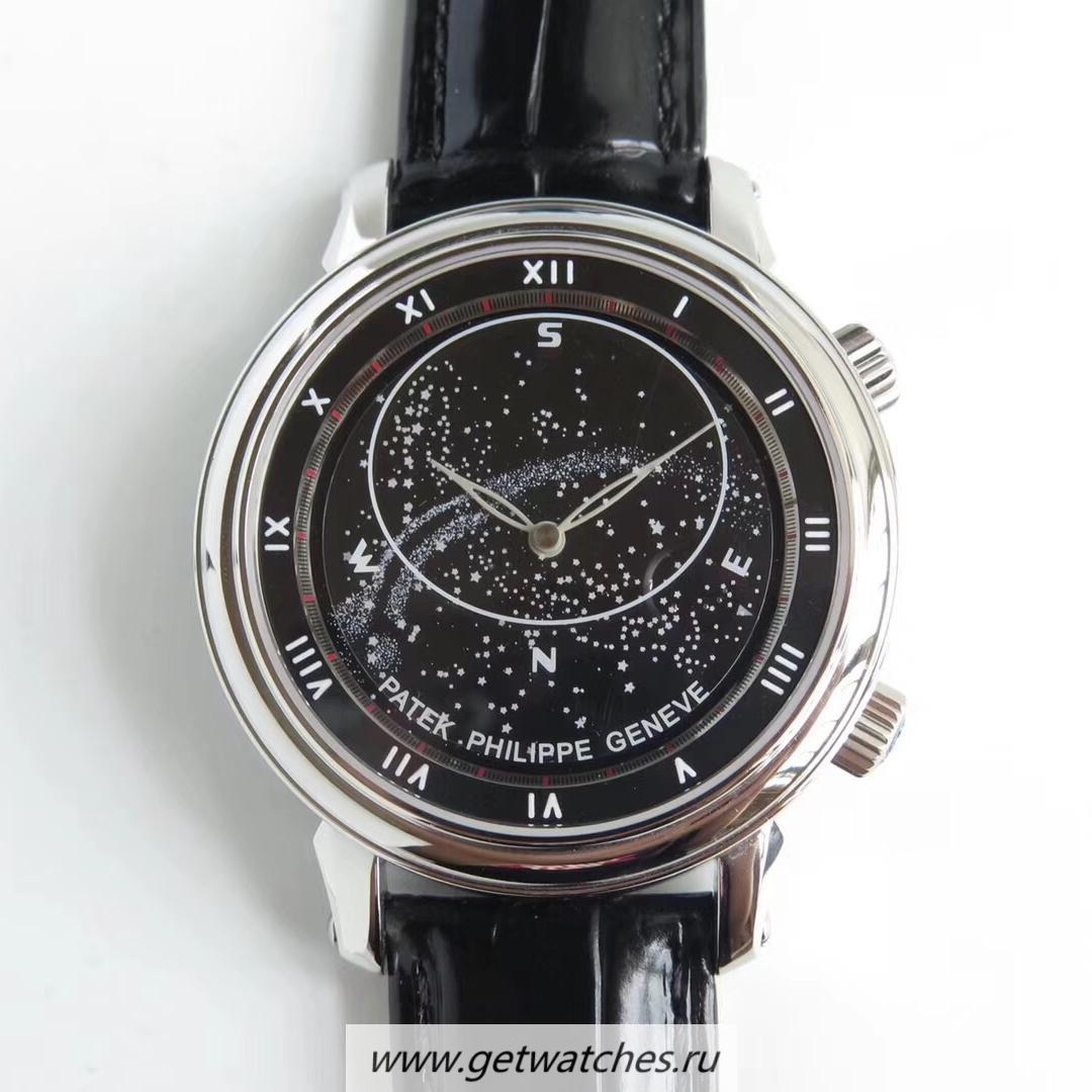 Fake Pat*k Phi1i*pe Grand Complications Sky Moon Celestial 5102G Noob Factory SS Black Dial 240 LU CL C
