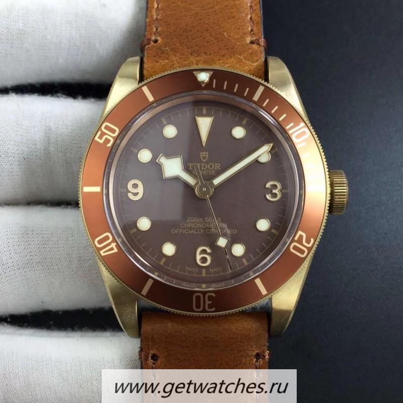 NEW Replica Tudor Heritage Black Bay Bronze M79250BM-0005 XF V4 Bronze Chocolate Dial 2824