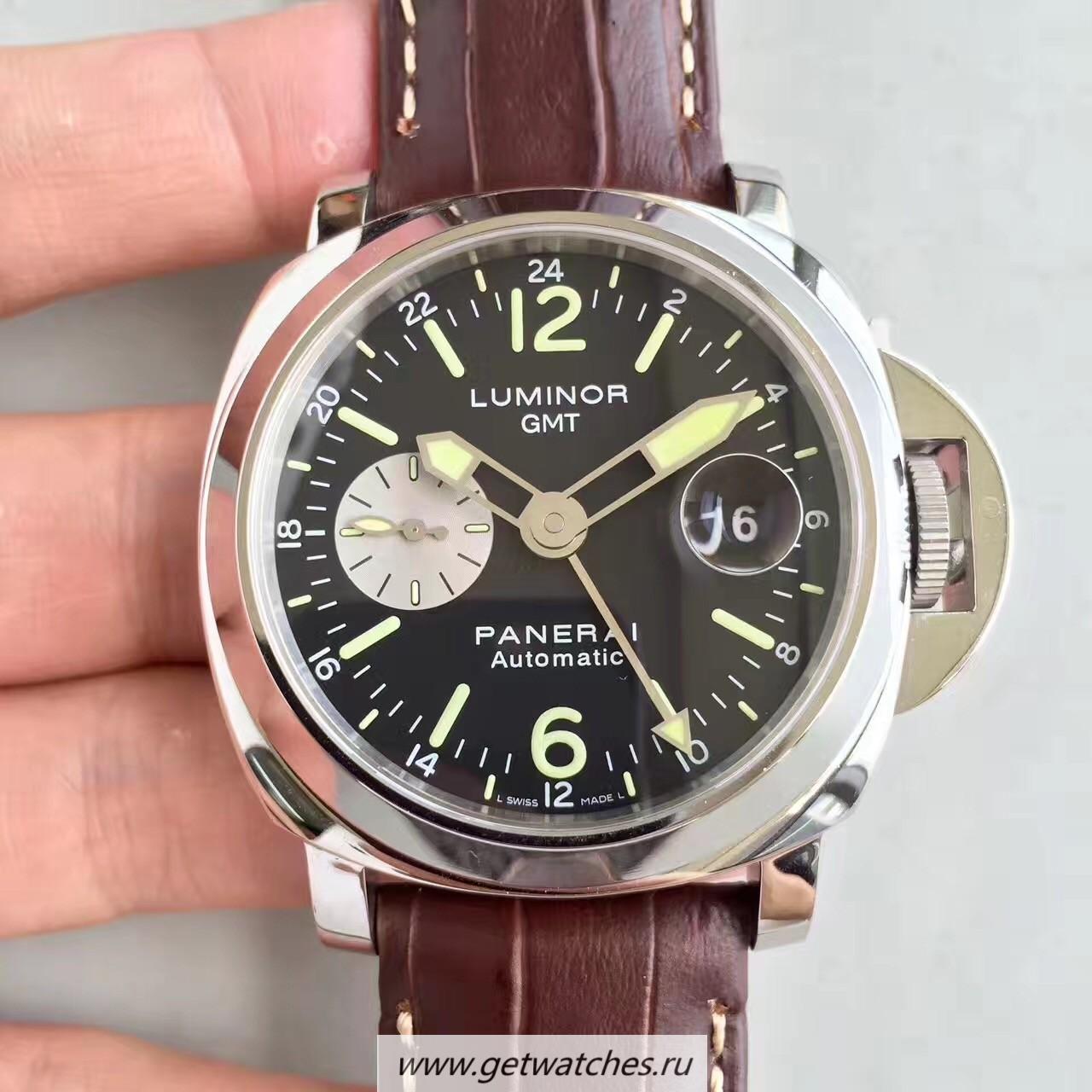 Best Price Pa*e*a1 Luminor Power Reserve PAM027 Noob Factory SS Black Dial 2824