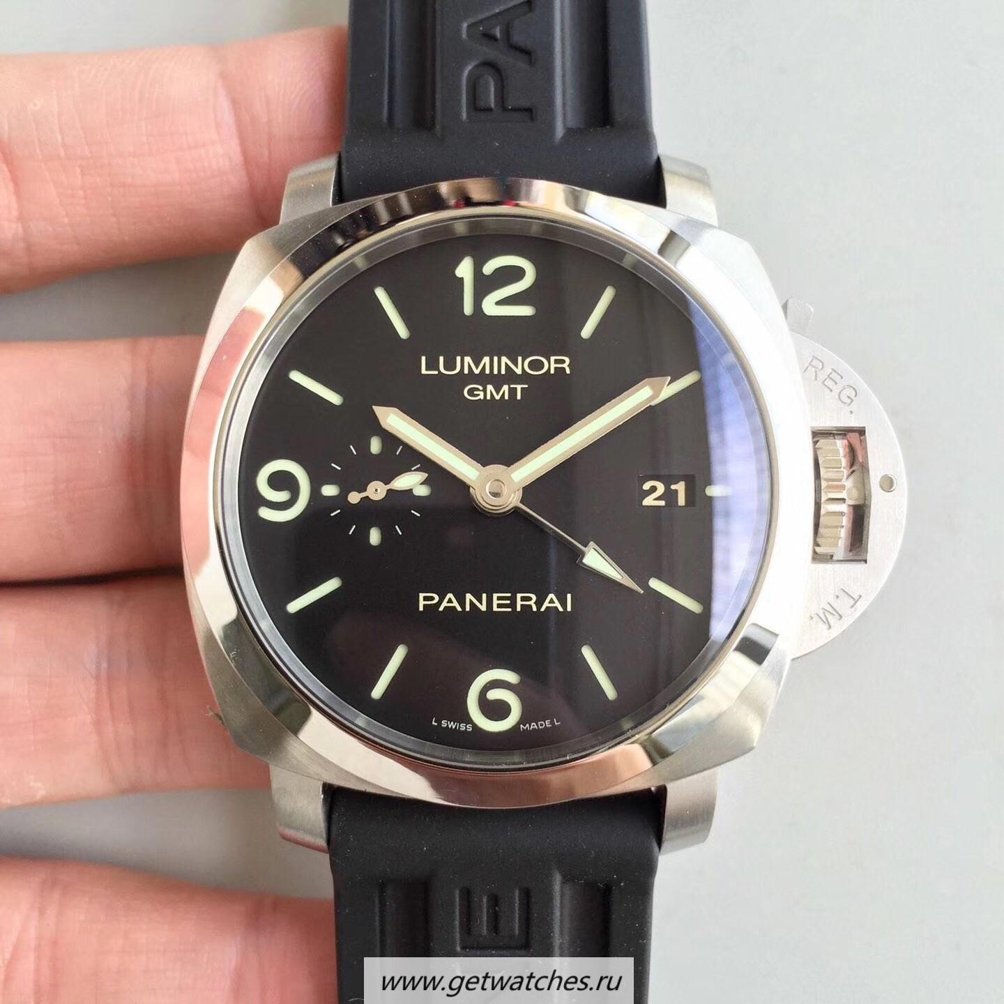 Shop Pa*e*a1 Luminor Marina PAM111 XF SS Black Dial 6497 (Free Strap)