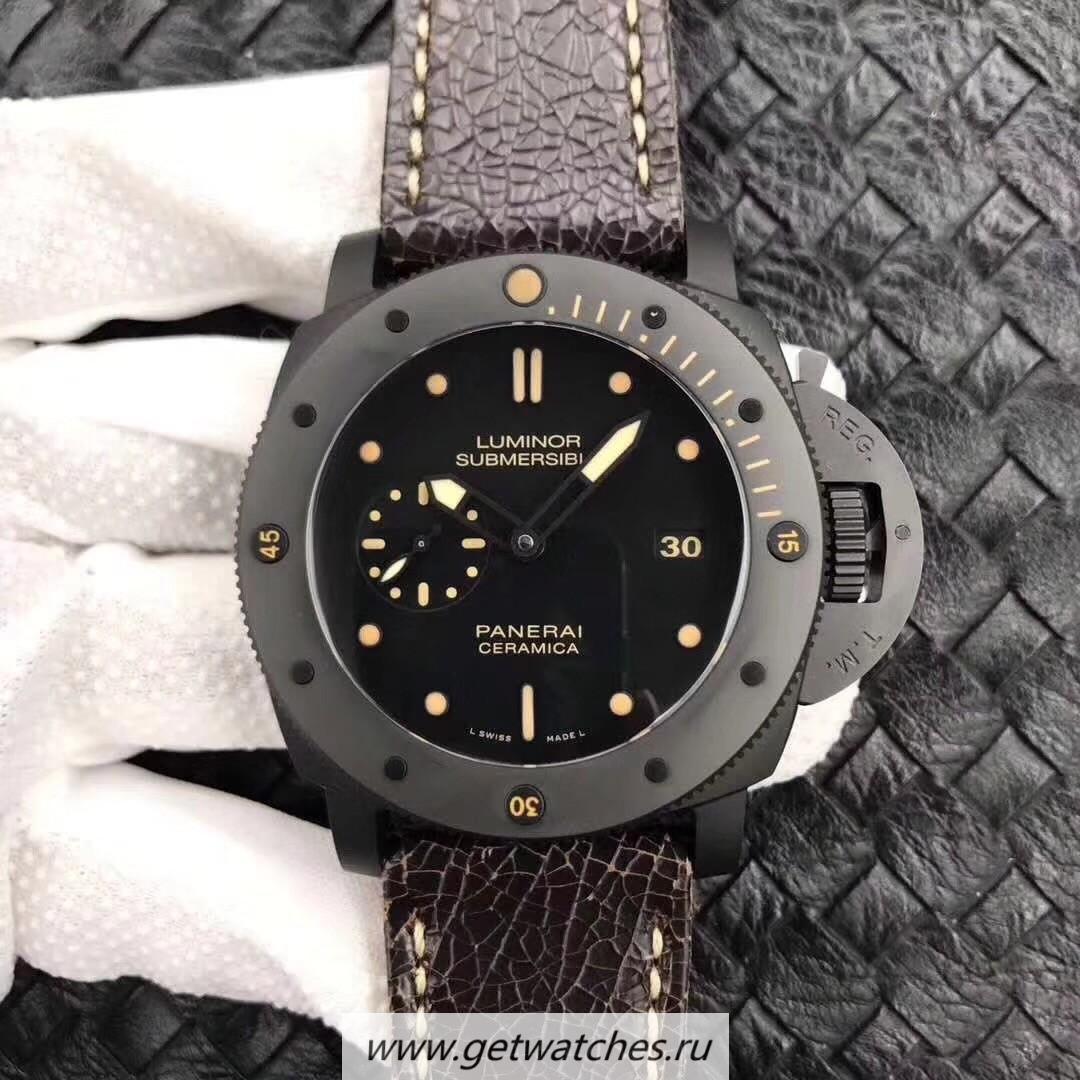 Shop Pa*e*a1 Luminor Submersible PAM1039 Luna Rossa VSF Carbotech Dark Grey Sail Dial P9010 (Free Strap)