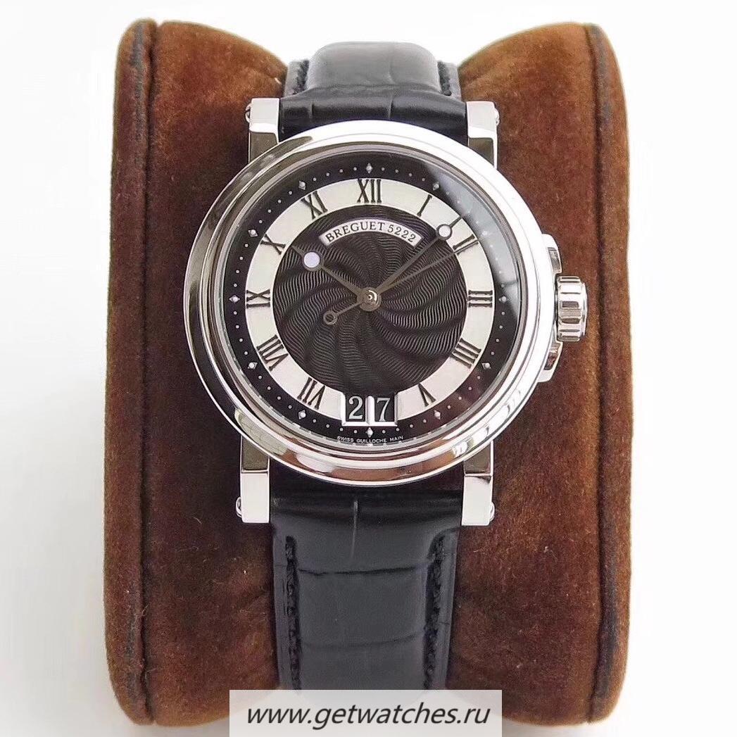 Fake Breguet Marine Big Date 5817ST/92/5V8 ZF SS Black Dial 517GG