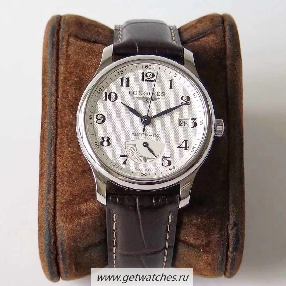 Shop Longines Master Collection Power Reserve L2.708.4.78.3 GSF SS Silver Dial L602