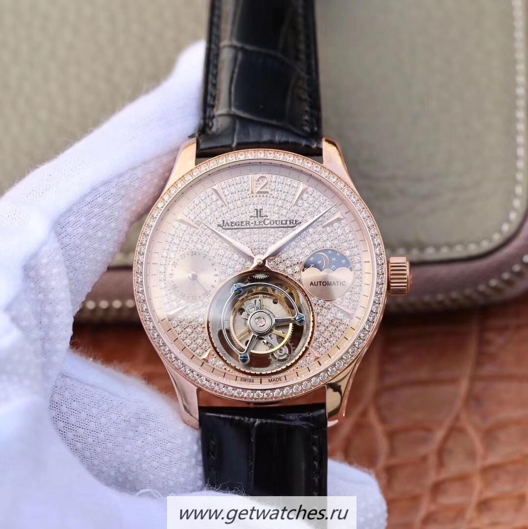 Shop Jaeger-LeCoultre Master Tourbillon JIAF Rose Gold & D1am0nds D1am0nd Dial Tourbillon