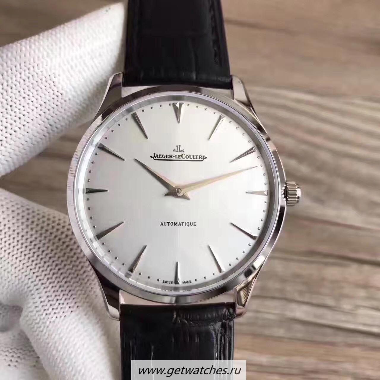 Fake Jaeger-LeCoultre Master Ultra Thin 41 1338421 Noob Factory SS Silver Dial M9015