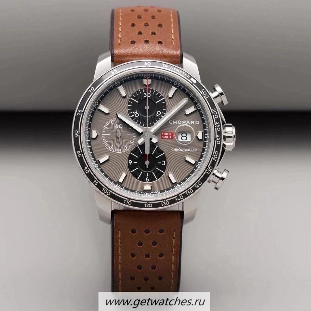 Copy Chopard Mille Miglia 2019 Race Edition V7F SS Grey Dial 7750