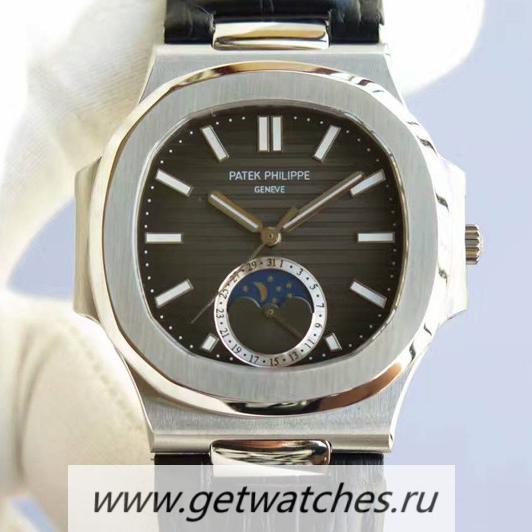 Shop Pat*k Phi1i*pe Nautilus 5726 SS Gray Dial 324SC