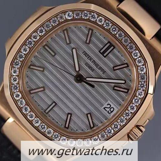 Best Price Pat*k Phi1i*pe Nautilus Jumbo 5711 Rose Gold D1am0nds Bezel 2824