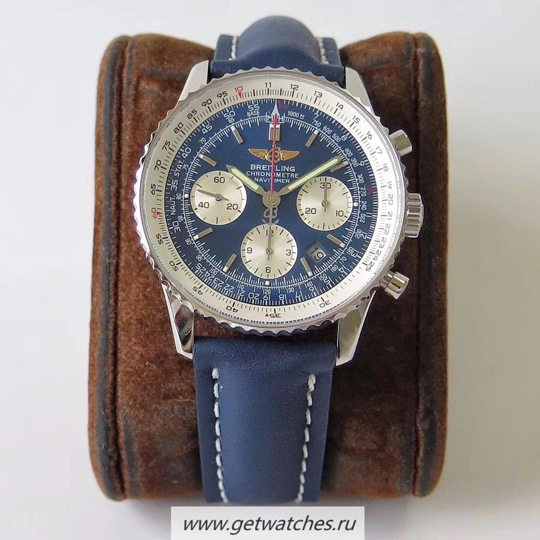 Copy Breitling Navitimer 01 AB0121211 AIF SS Blue Dial 7750