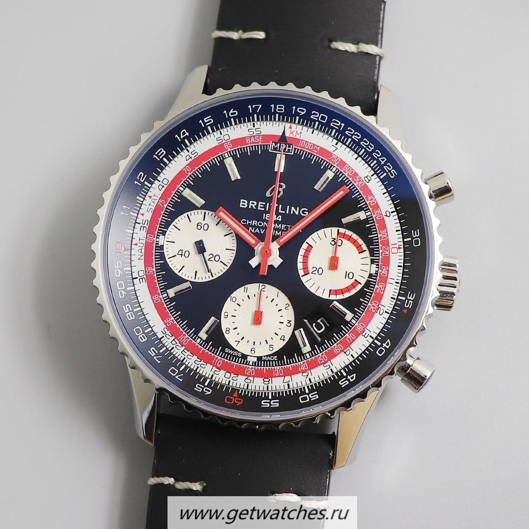 Replica Breitling Navitimer B01 AB01212B1C1A1 air AIF SS Black Dial 7750